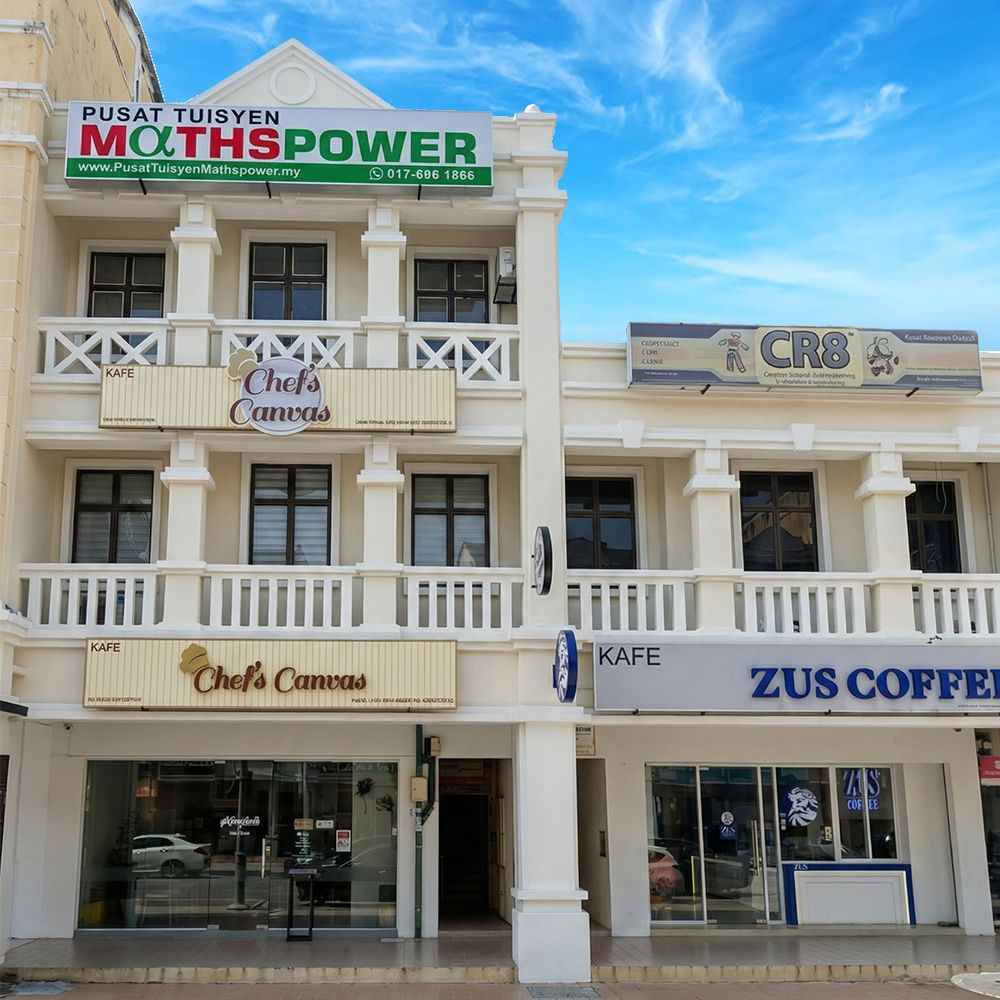 Gambar bangunan Pusat Tuisyen MathsPower di Presint 15 Putrajaya dengan rupa premis yang bersih dan profesional
